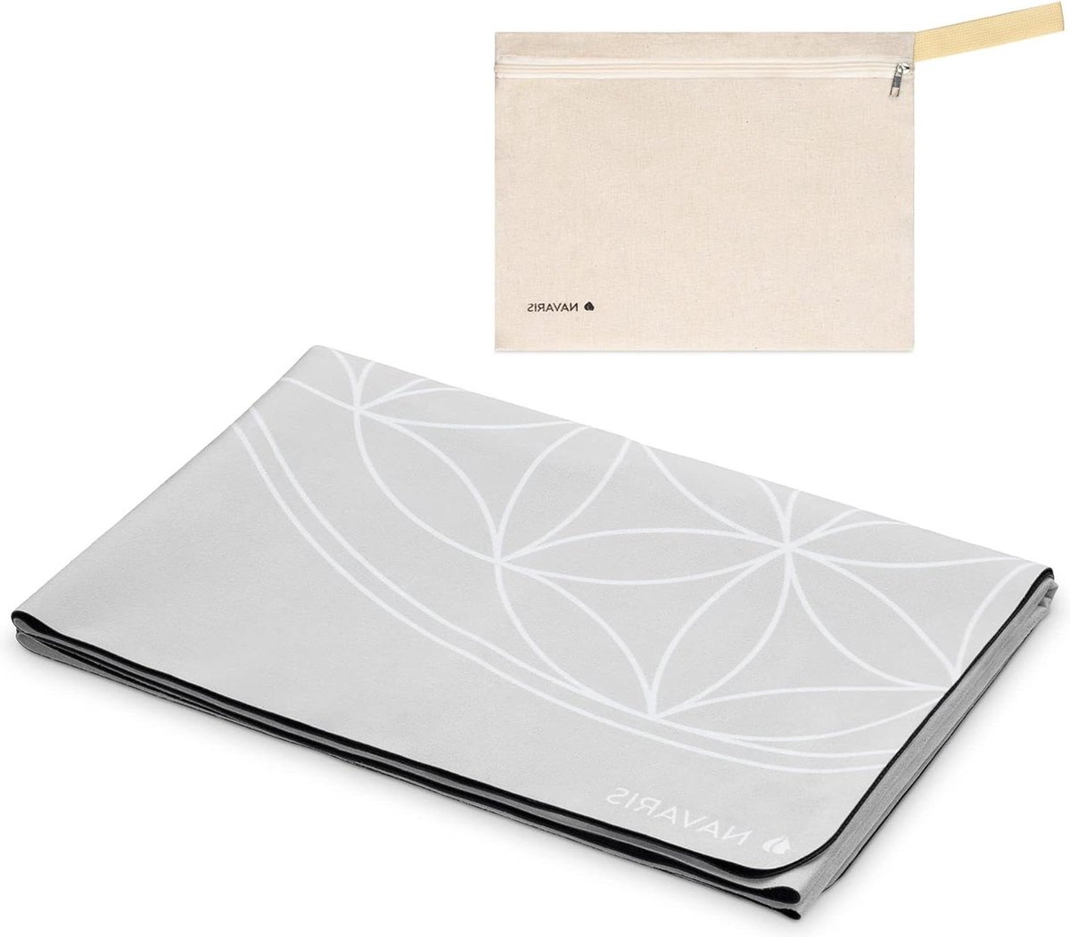 Opvouwbare yogamat voor op reis - 15 mm dikke yogamat voor yoga pilates training en fitness - Antislip - Met draagtas Yogamat