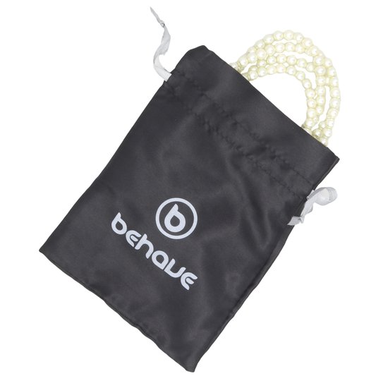 Behave - Collier de Perles de Glas - Nacre Beige Crème - 150 cm