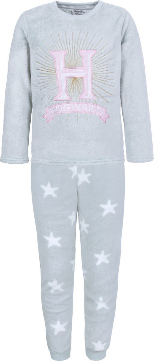 Harry Potter Warme, mintgroene pyjama, broek met sterren, Hogwarts Harry Potter-sweatshirt