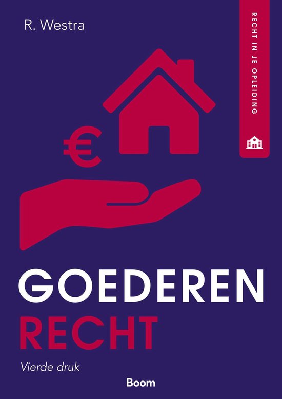 Recht in je opleiding - Goederenrecht - cover