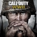 Call of Duty: WWII cover art met soldaat met helm.