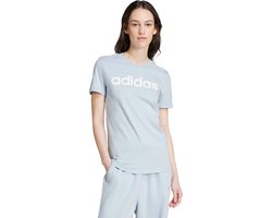 Adidas Adidas Sportswear LOUNGEWEAR Essentials Slim Logo T-shirt - Dames - Blauw- M