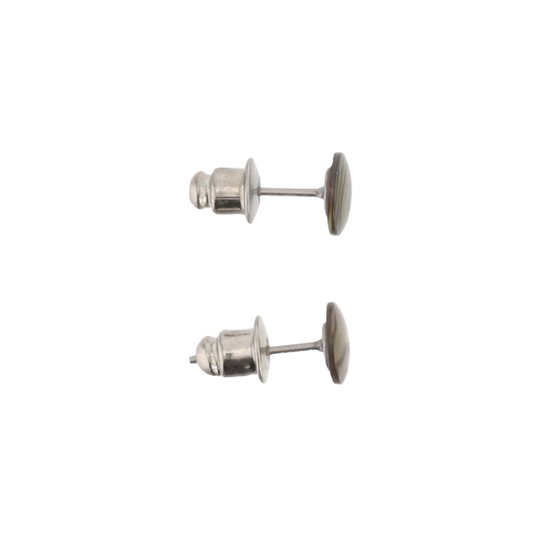 Boucles d'oreilles Behave - boucles d'oreilles à clous - coquille d'ormeau - multicolore - 0,7 cm