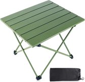 Inklapbare campingtafel met aluminium tafelblad voor kamperen, wandelen en grillen