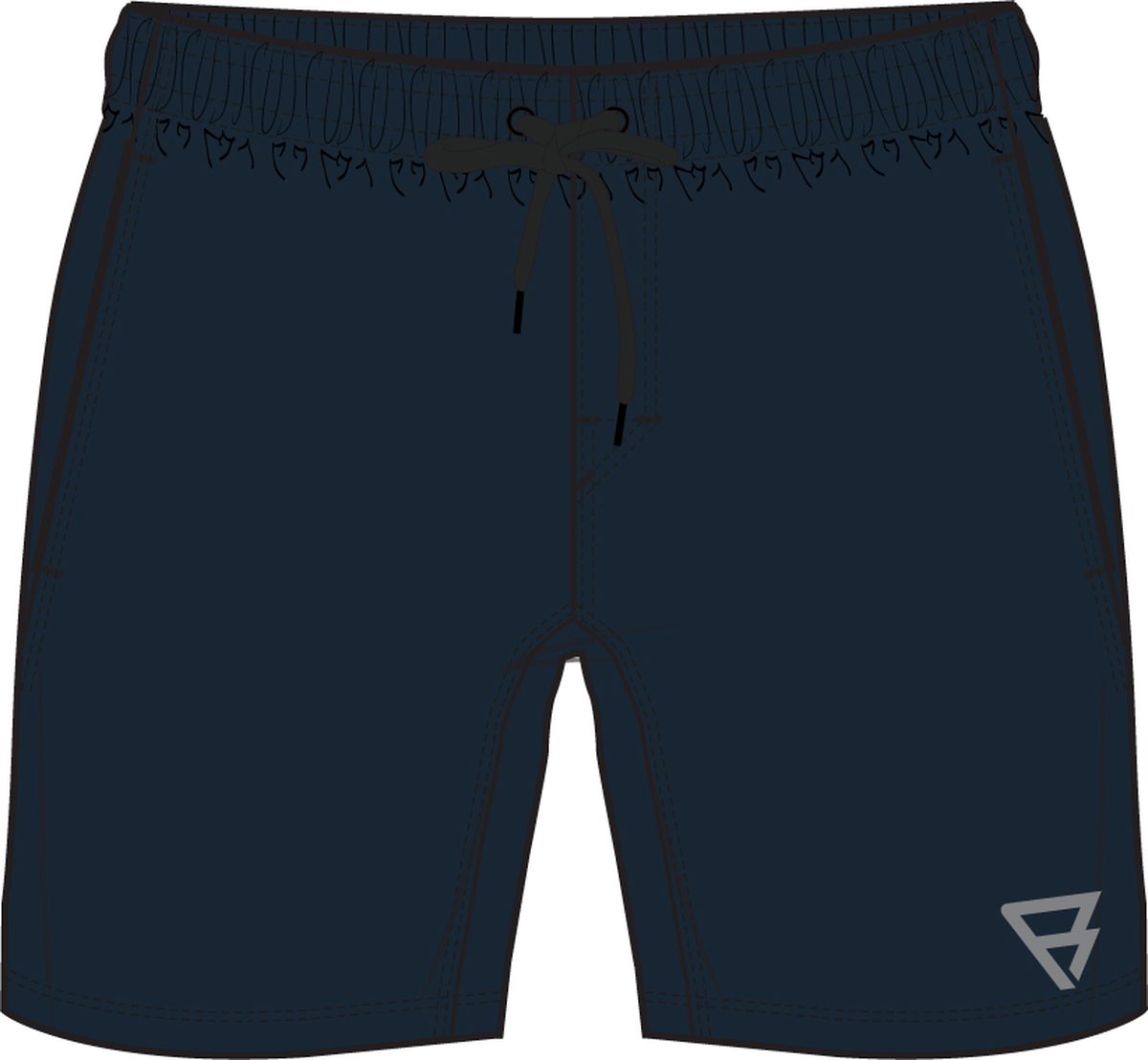 Brunotti Bru-conic Zwembroek Heren Zwemshort met 4-Way Stretch – XL Blauw