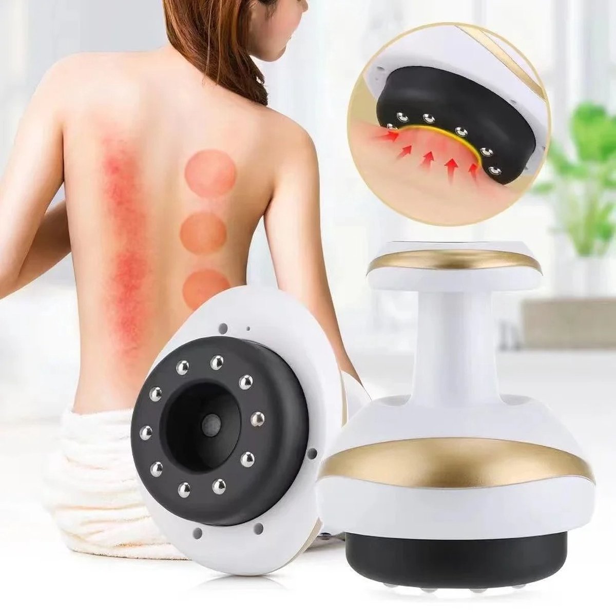 Multifunctionele Elektrische Massage Apparaat met Draadloze - afbeelding 3