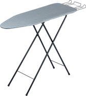 Vilde - Strijkplank - Metaal - Zwart en Grijs - 130 cm - Inklapbaar