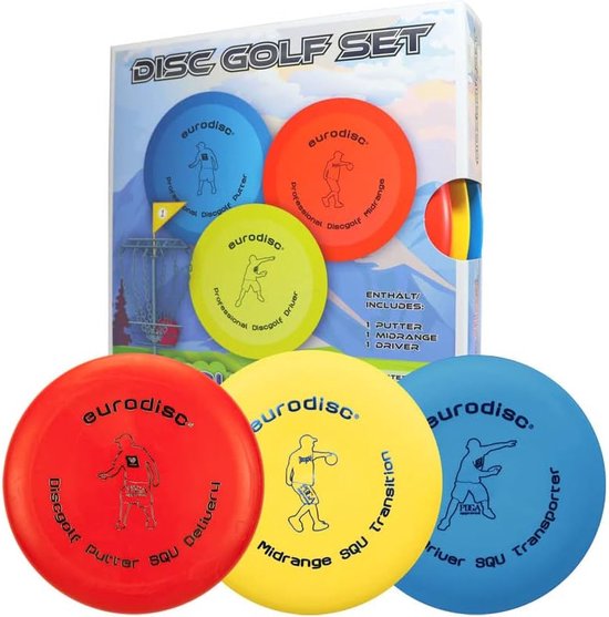 Eurodisc Disc Golf Frisbee Startset 20 Cm 3 Stuks