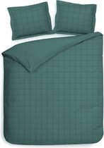 Heckett & Lane Diamante - Dekbedovertrek - Lits-jumeaux - 260x200/220 cm - Mineral Green