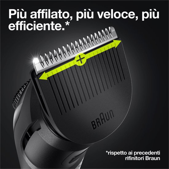 Braun 3 BT3323 Tondeuse À Barbe Pour Homme - Tondeuse Pour Visage - Cheveux