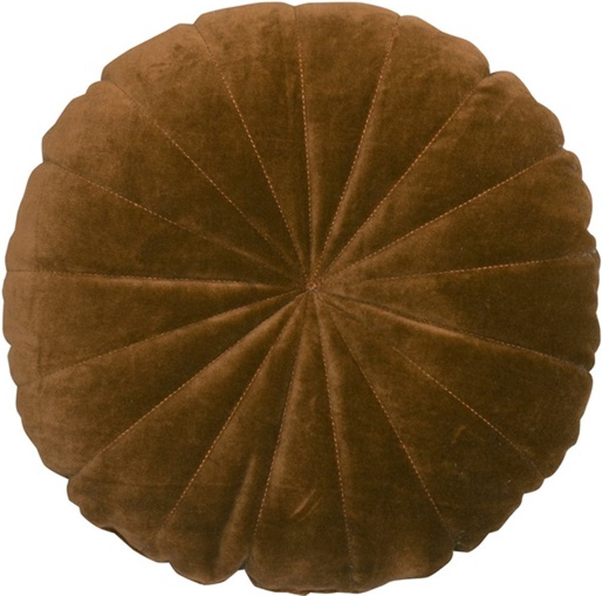 Linen & More Flower Mattress Henna Bruin Round Mattress Dia | 40x | Sierkussen Voor Woonkamer Of Slaapkamer