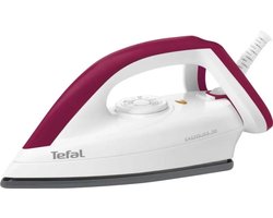 Tefal FS4030 Easygliss Strijkijzer met Durilium-Strijkzool - Droogstrijkijzer - 1200W - Wit/Donkerrood