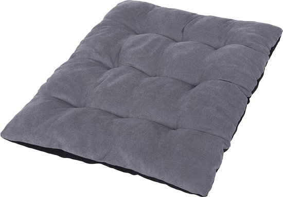 MyBestBuddy Hondenkussen Comfort grijs 70x50 cm M, allergievriendelijk (100% polyester), antislip - wasbaar op 40°C met pluizige stofbescherming - Hondenmat of hondenbed voor middelgrote honden MyBestBuddy Hondenkussen Comfort grijs 70x50 cm M, allergievriendelijk (100% polyester), antislip - wasbaar op 40°C met pluizige stofbescherming - Hondenmat of hondenbed voor middelgrote honden