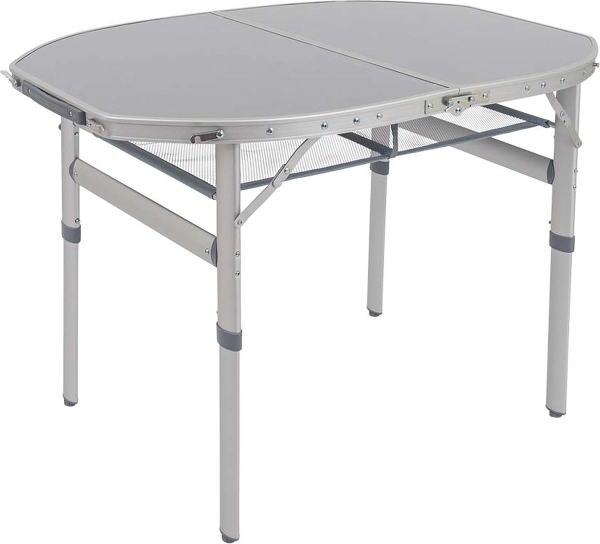 Bo-Camp - Tafel - Premium - Ovaal - Koffermodel - 100x70 cm