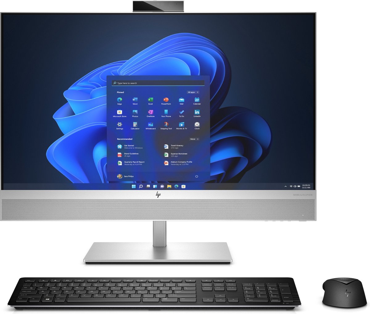 HP EliteOne 870 G9 Intel® Core™ i7 i7-14700 68,6 cm (27") 2560 x 1440 Pixels Touchscreen Alles-in-één-pc 16 GB DDR5-SDRAM 512 GB SSD Windows 11 Pro Wi-Fi 6E (802.11ax) Zilver
