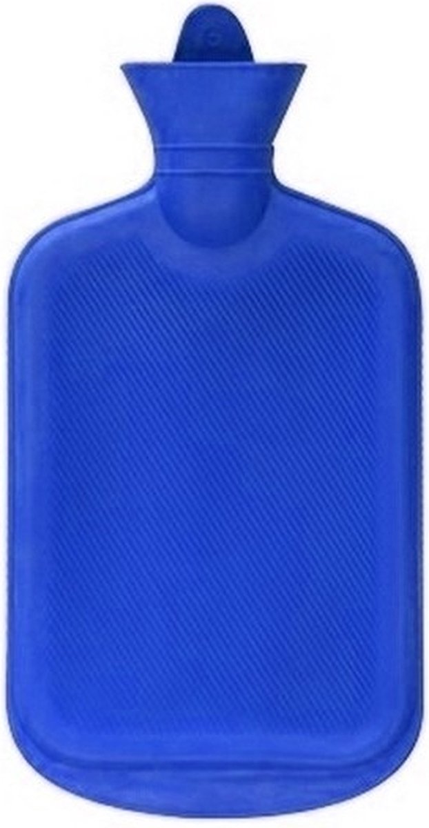 Goedkoopste Warmwaterkruik - blauw - 18 x 36 cm - 2 liter - kruiken - warm water