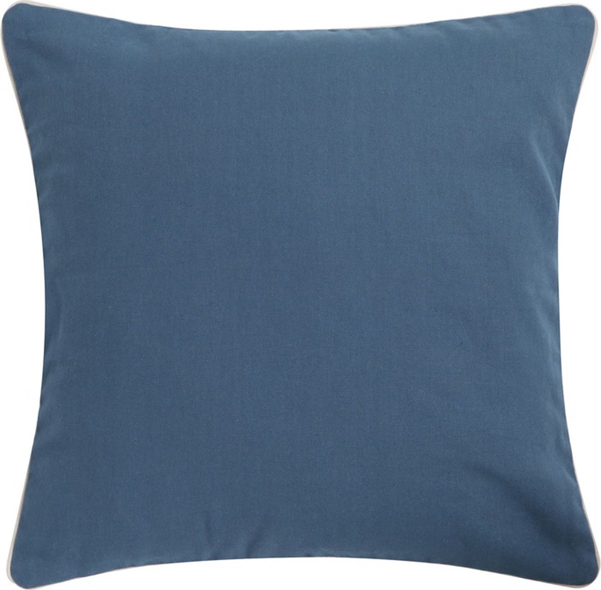 Linen & More Jilly Bering Sea Kussen | 45 X 45 | Sierkussen Voor Woonkamer Of Slaapkamer Blauw