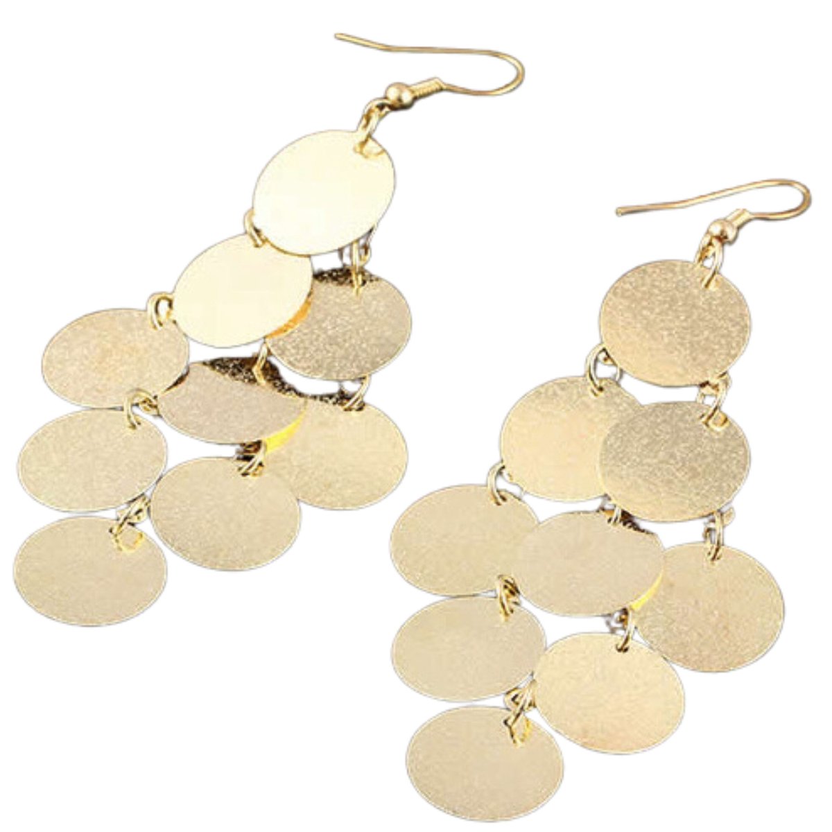Marama Oorbellen Stardust Gold - gold plated - RVS - nikkelvrij - oorhangers - dames - cadeau - goud