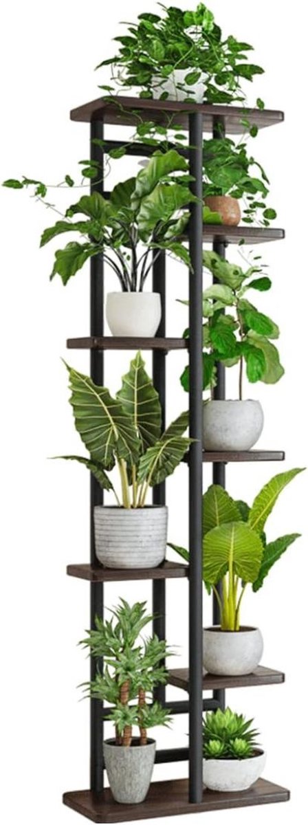 MKSS® Plantenrek Buiten - Klimrek Planten - Plantensteun - Plantenstandaard - Zwart