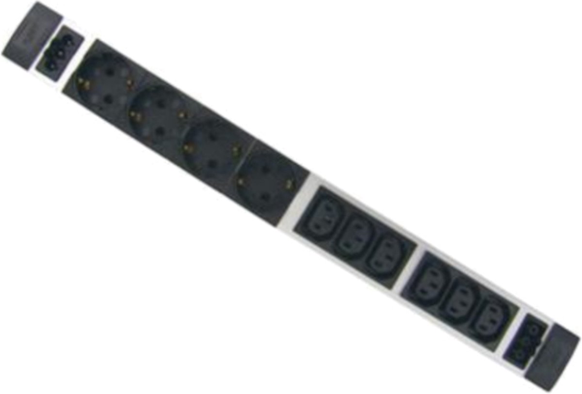 Plenty PLA435-6-4GST Prolink PDU Stekkerdoos met 4x Type F en 6x C13