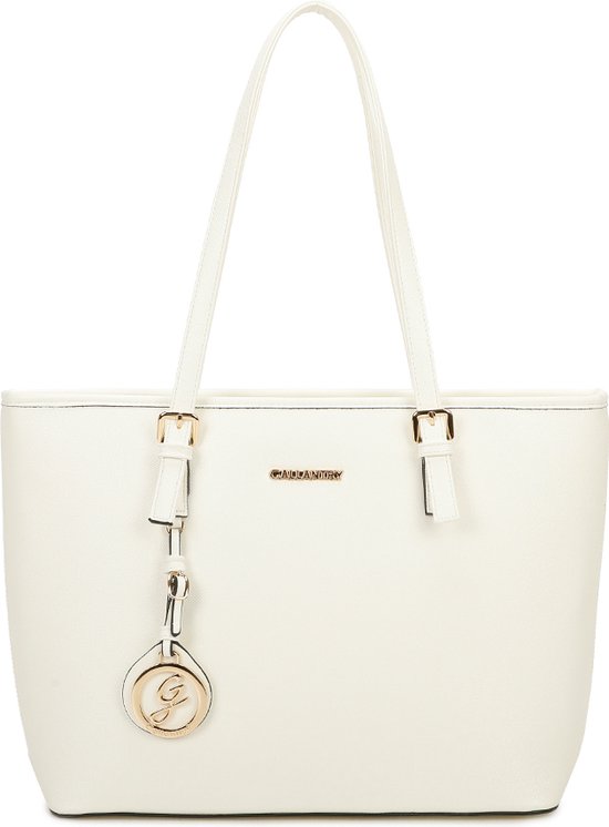 Gallantry - Sac à main femme avec fermeture éclair - Sac à main - Cartable - Sac de travail - Wit
