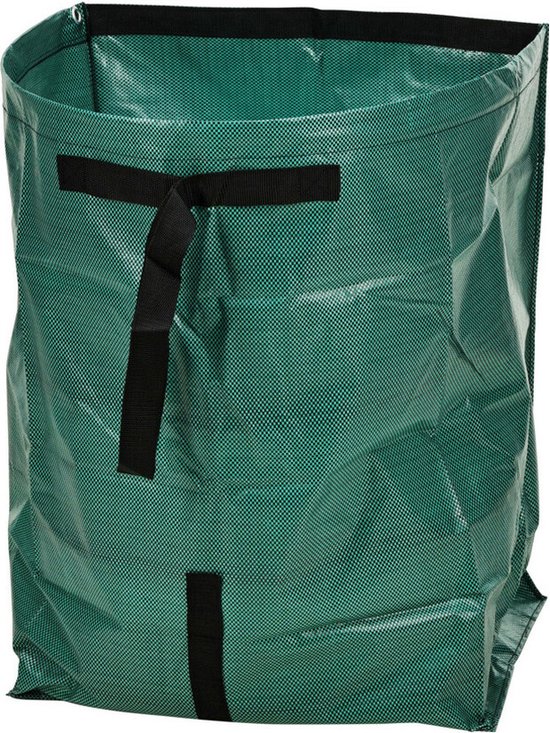 Progarden Tuinafvalzak - 2x - opvouwbaar - rond - groen - 178 liter - bladeren opruimen van ProGarden — afbeelding 4