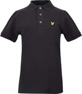 Lyle & Scott Jongens Poloshirt - Zwart - Maat 140/146