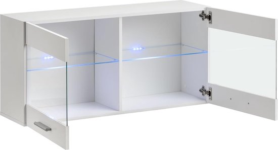 Equivera Vitrine avec Siècle des Lumières LED - Vitrine - Vitrine avec lumière - Vitrine avec LED