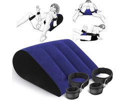 DD® Sex Stoel - Sex Meubel - Sex Chair - Kussen Handboeien Set - 21x15x7cm - Blauw