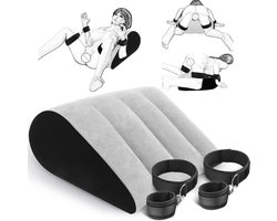 DD® Sex Stoel - Sex Meubel - Sex Chair - Kussen Handboeien Set - 21x15x7cm - Grijs
