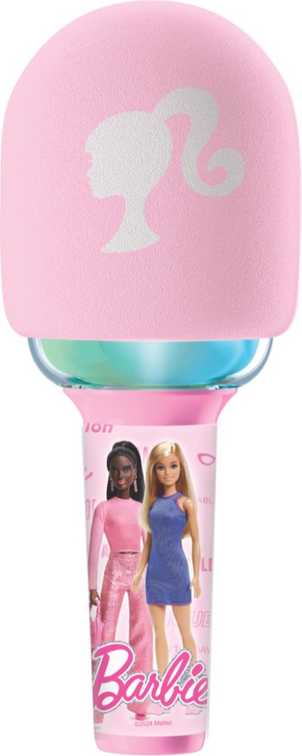 Barbie Karaoke Microfoon - Microfoon met geluids- en lichteffecten