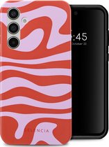 Selencia Coque pour Samsung Galaxy A55 - Selencia Vivid Backcover - Dream Swirl Pink