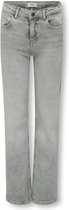 Kids ONLY Pantalons en jean d'été filles gris - Coupe large - Kogjuicy