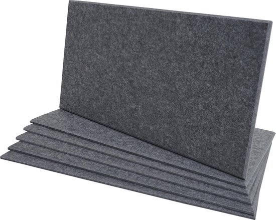 DHOME Set Van 1 Premium Fluwelen Gestoffeerd Zelfklevend Paneel Voor Muren Geluidsabsorberend Schokbescherming Zwart 60 X 30 Cm X 1