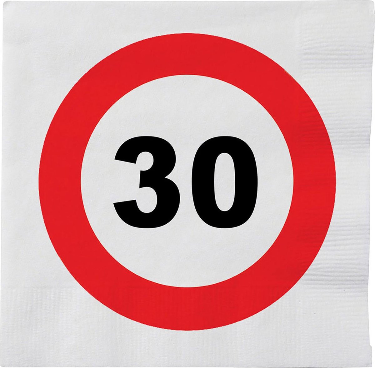 10 Papieren Servetten Happy Birthday 30 Zwart En Goud 33 X 33 Cm