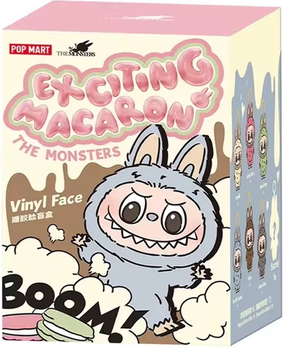 Labubu -The Monsters - Exciting Macaron - Mini Figure - Verrassingsbox - Mysterie box - BlindBox - Blind Box - 1 Stuk