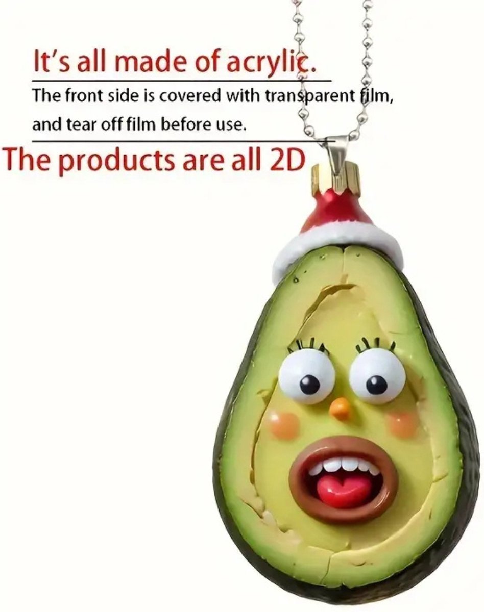Nivard Kerstballen - Kerstversiering - Acryl - Avocado - Feestelijke Decoratie - E