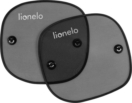 Lionelo Sunshade - Zonneschermen voor het autoraam - Set van 2 zonneschermen - Gemakkelijk en snel de- en monteren van LIONELO — afbeelding 4