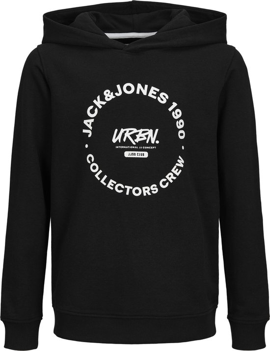 Pull pour Garçons JACK&JONES JUNIOR JJSIMON SWEAT HOOD JNR - Noir