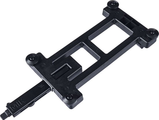 Plaque d'adaptation MIK 2.0, verrouillable, noire