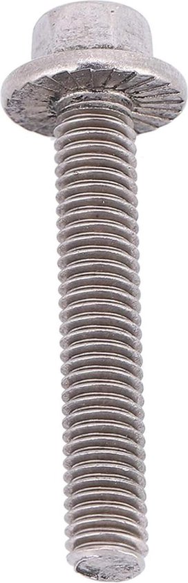 KGGZKG 15 stuks M8 schroeven platte kopschroeven M8 x 45mm 304 roestvrij staal A2 V2A binnenzeskant volledige draad lenskopschroeven met inbussleutel
