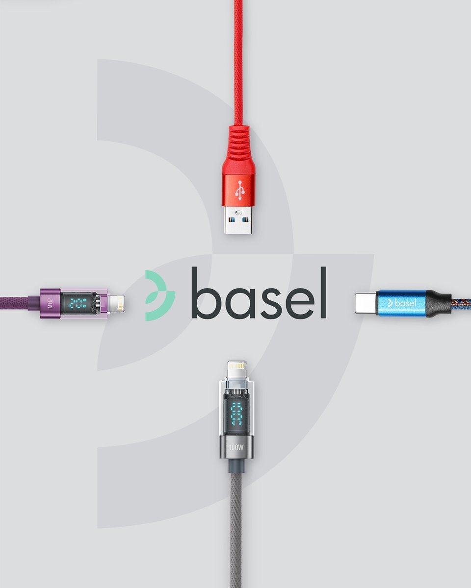 Basel USB naar Micro Kabel 1.2m Donker Blauw