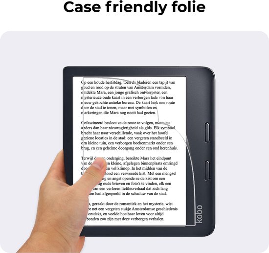 Screenprotector Folie Geschikt voor Kobo Libra 2 Screenprotector Beschermfolie - Screenprotector Folie Geschikt voor Kobo Libra 2 Screen Protector Folie - 3 PACK van Xccess — afbeelding 5