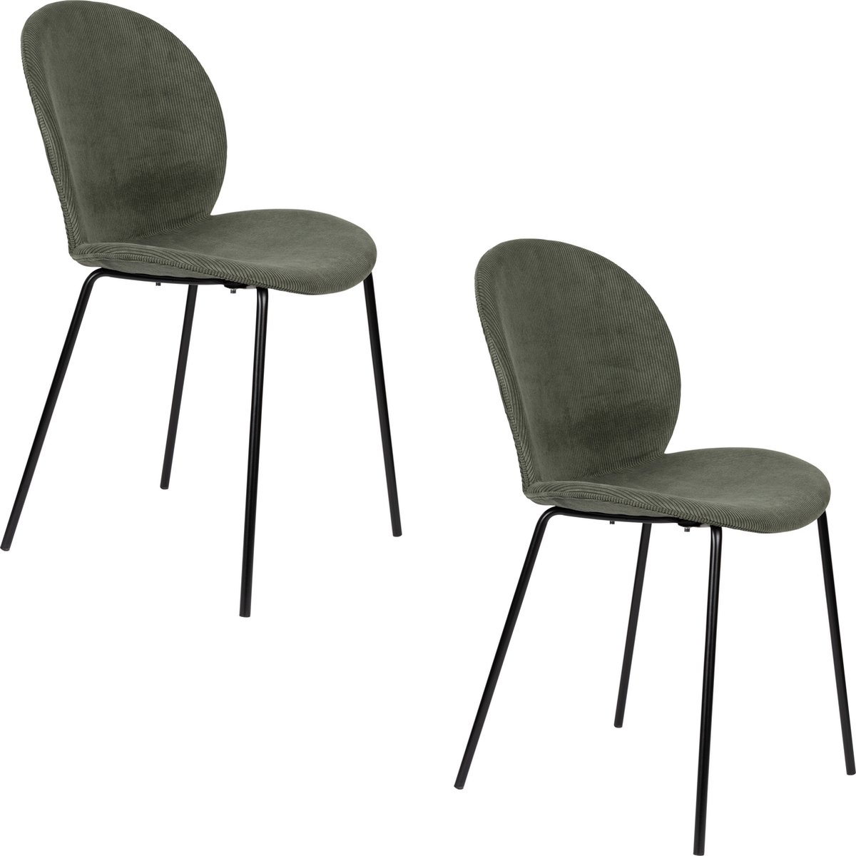 Bonnet Eetkamerstoelen Groen - Set van 2