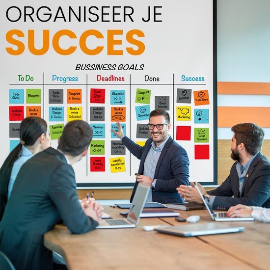 Scrum whiteboard magneet (grijs) - Visual Workplace B.V