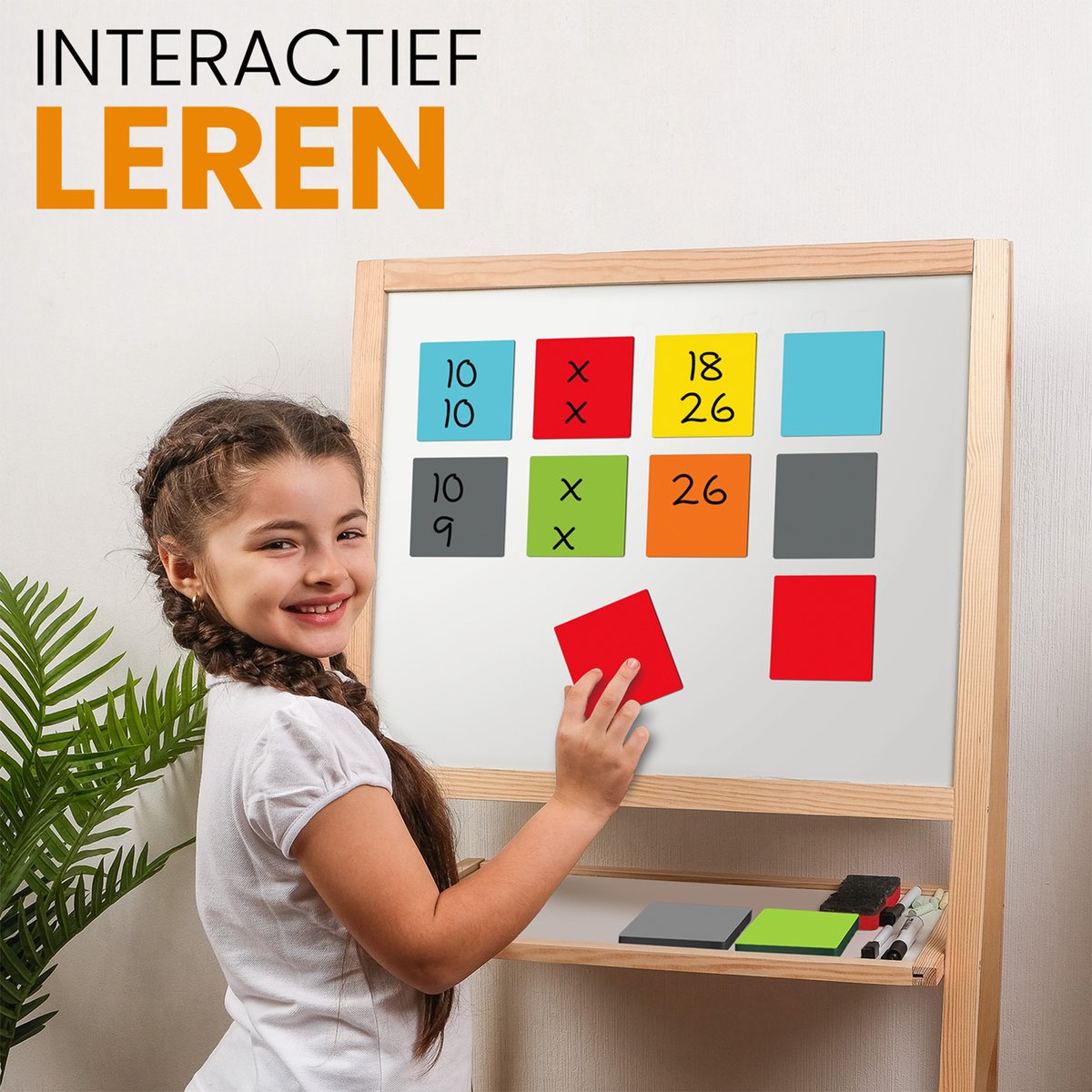 ATWAM Scrum Magneten - 60 stuks - Voor Whiteboard, Magneetbord, Memobord of Magnetisch Tekenbord – Herschrijfbare Magneten op Koelkast - Kanban - 7,5 cm Breed x 2,5 cm Lang - 6 Kleuren — afbeelding 6