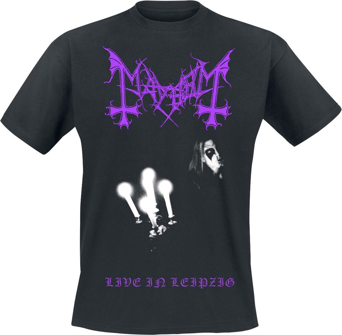 Mayhem Live in Leipzig Heren T-shirt - zwart - S