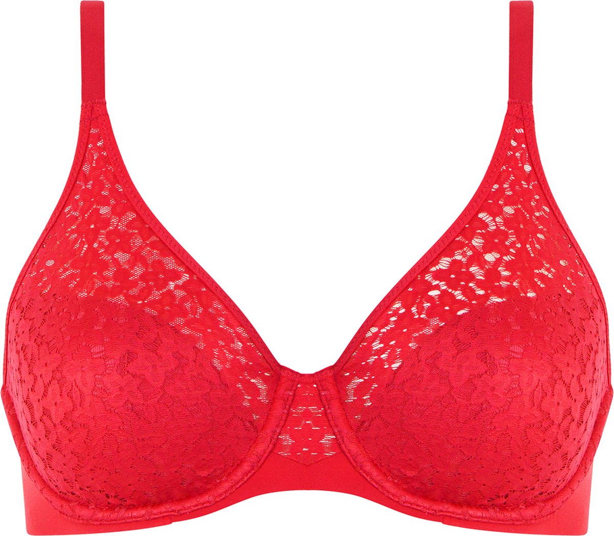 Chantelle Norah - Beugelbh - Bedekkend - Soft Feel - POPPY RED
