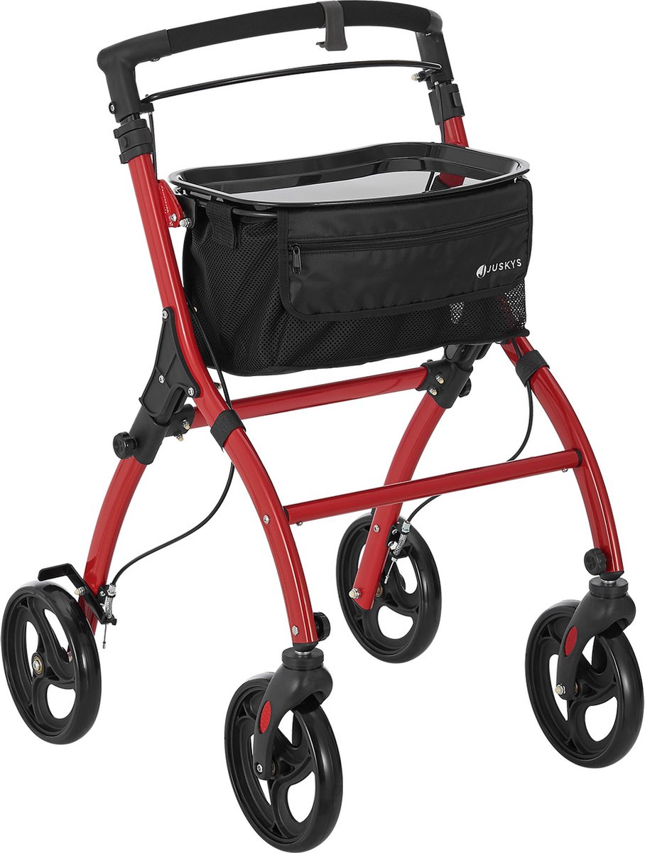 Goedkoopste Aluminium Rollator Active - Rood