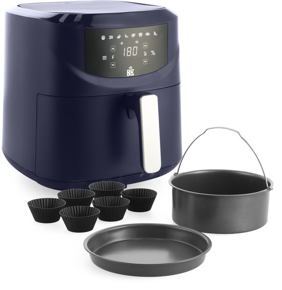 BK Connect XXL Airfryer 7,6L Dark Navy 2000W PFAS-vrij - BK - €199,90